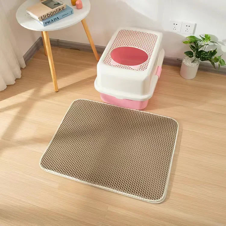 Cat Litter Mat – Double Layer Waterproof Non-Slip