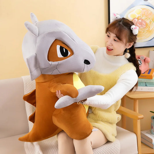 80cm Super Big Size Pokemon Cubone Anime Plush Stuffed Doll Animal Comfortable Soft Children