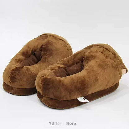 Cute Harries Potters Winter Plush Warm Thickened Cotton Slippers Potter Couple Indoor Breathability