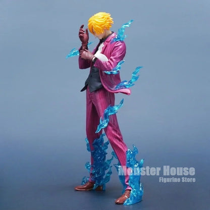 One Piece Diable Jambe Sanji 24cm PVC Action Figure Statue