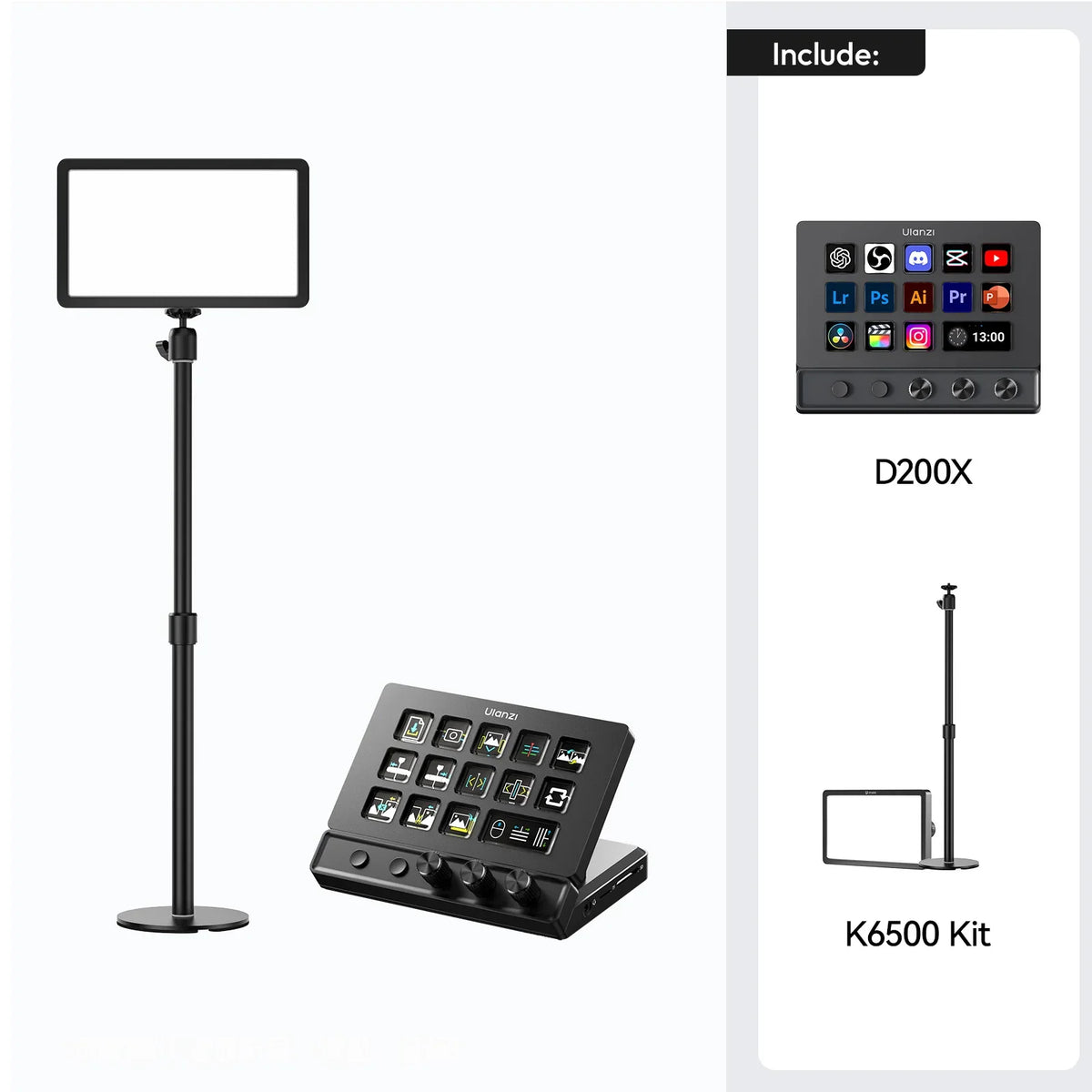 Ulanzi Stream Deck Console – LCD Macro Keypad for Streaming & Editing