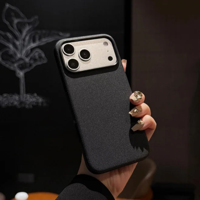 Tech Woven MagSafe Case for iPhone 17 16 15 14 13 12 11 Pro Max Plus Air – Luxury Fabric Cover