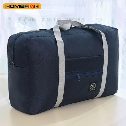 Foldable Travel Duffel Bag Large Capacity Carry-On Luggage Tote