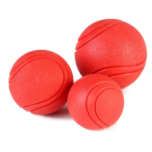 Pet Solid Elastic Toy Ball Cat Dog Toy Ball 5 6 7cm Rubber Bite Resistant Dog Outdoor Training Tool