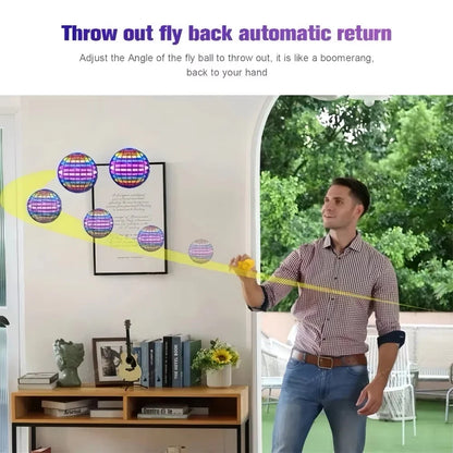 2026 Hand-Controlled Flying Ball Toy with Magic Lights
