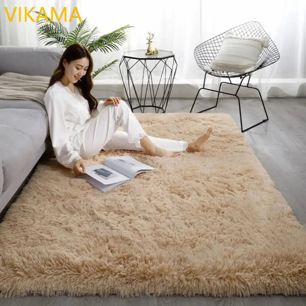 Plush Shag Carpet – Ultra-Soft High-Pile Area Rug for Bedroom & Living Room