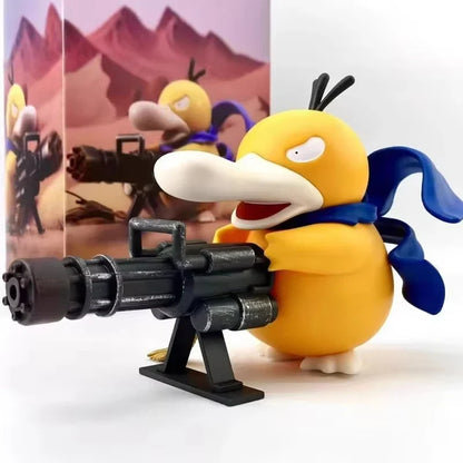 Psyduck Action Figure with Minigun – Pokemon Collectible