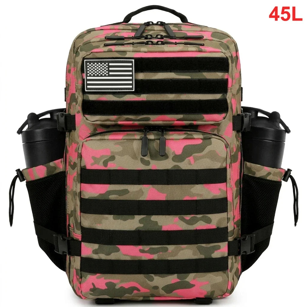 45L Waterproof Tactical Hiking and Travel Backpack