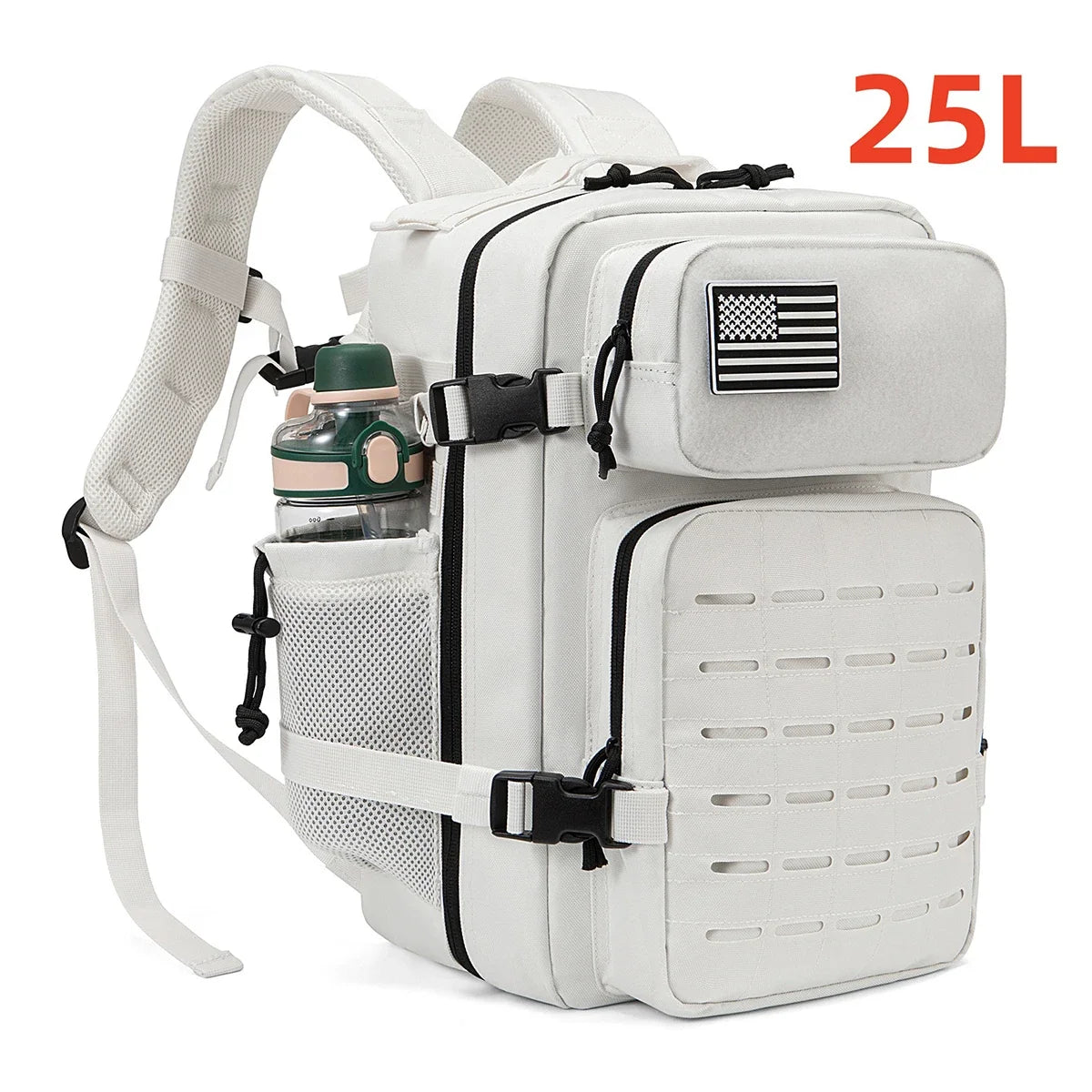 25L Tactical MOLLE Backpack – Hiking & Outdoor Survival Bag for Men & Women