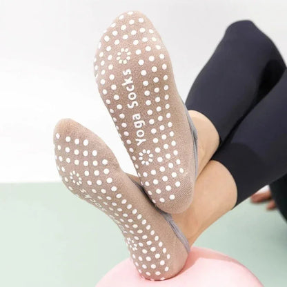 Non-Slip Yoga Socks for Women – Backless Grip Socks for Pilates & Ballet
