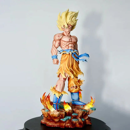 Dragon Ball Z Super Saiyan Goku Figure with LED Base