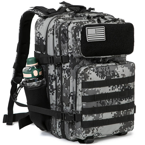 45L MOLLE Tactical Hiking Backpack with Bottle Holder