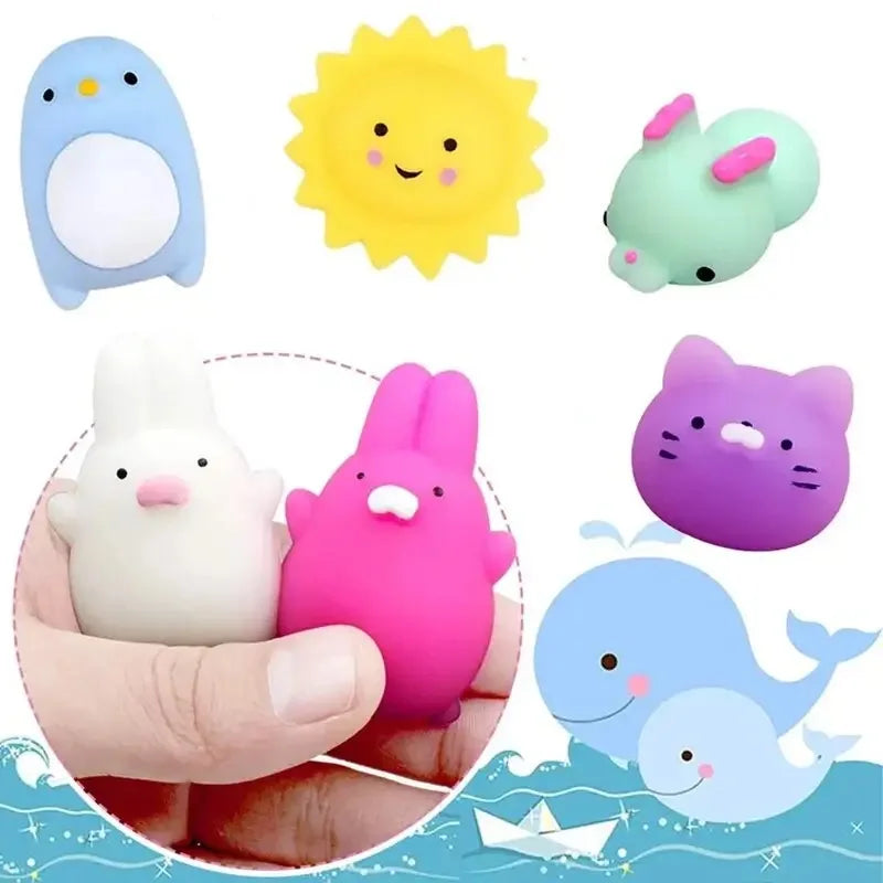 20-Piece Random Cute Animal Squeeze Stress Relief Toys