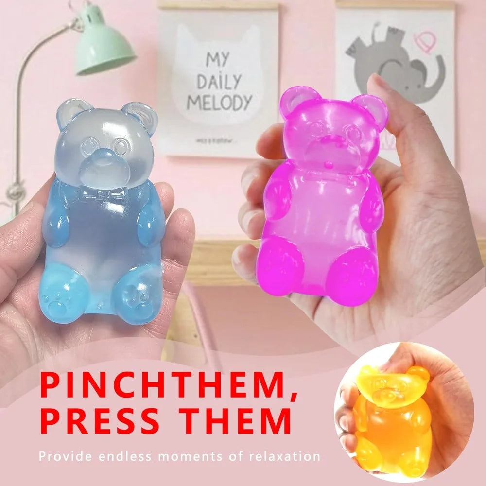 Cute Mini Bear Maltose Squishy Toy, Slow-Rebound Stress Relief Fidget