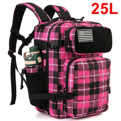 25L Tactical MOLLE Backpack – Hiking & Outdoor Survival Bag for Men & Women