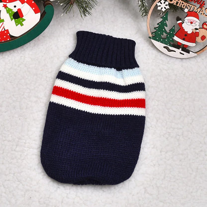 Cute Warm Pullover Sweater for Small Dogs & Cats Winter Pet Clothing