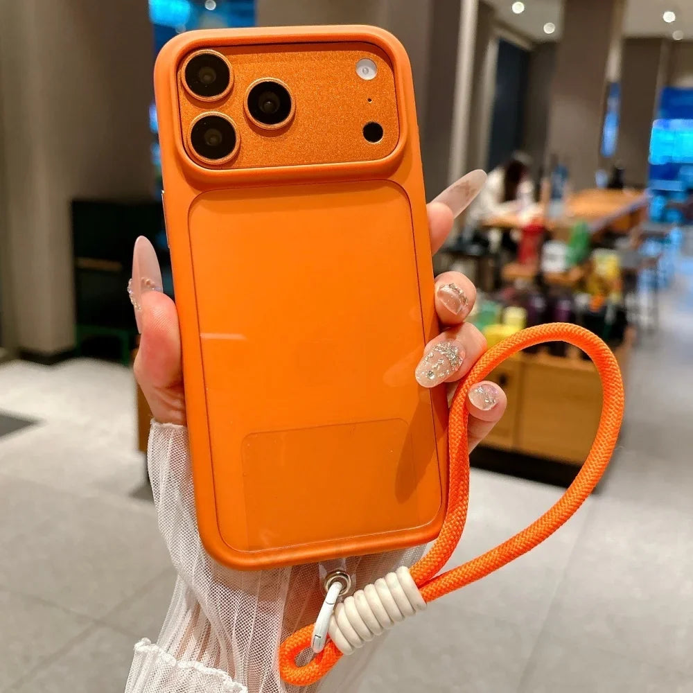 Intelligent Camera Touch Button Crystal Clear iPhone Case