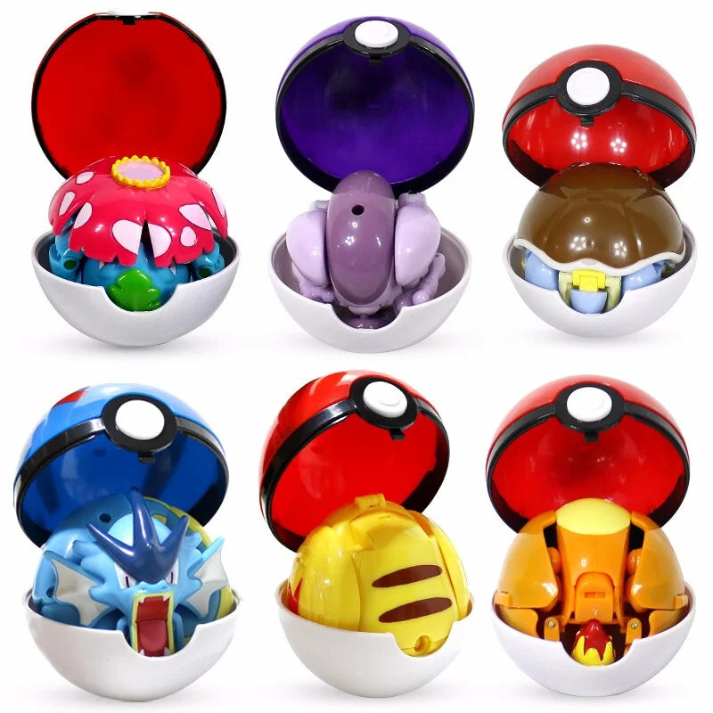 Pokemon Ball Action Figure with Pikachu – Collectible Set