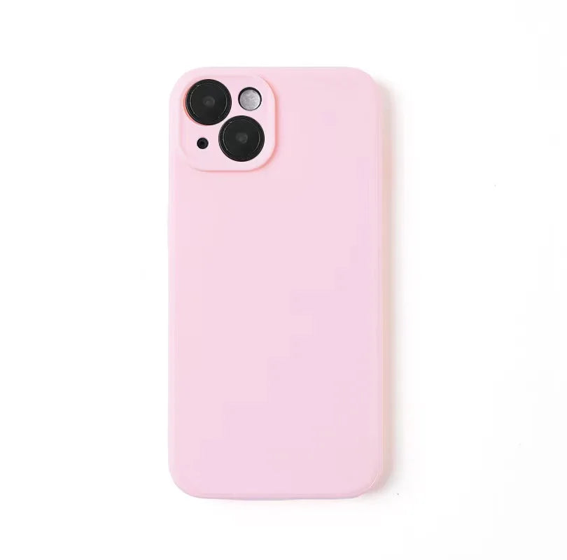Luxury Liquid Silicone Phone Case for iPhone 13 Mini 14 15 Pro Max Plus