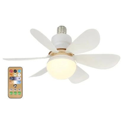 40W LED Ceiling Fan Light – E27 Socket, Remote Control & Dimmable