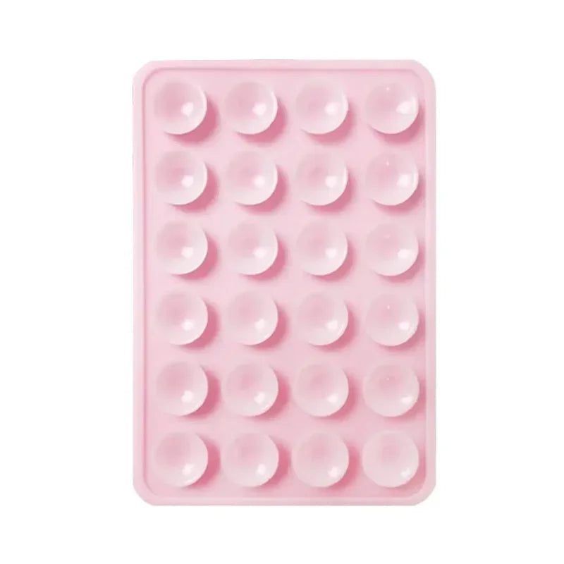 Silicone Suction Cup Phone Holder Pad Anti-Slip Wall & Desk Mount