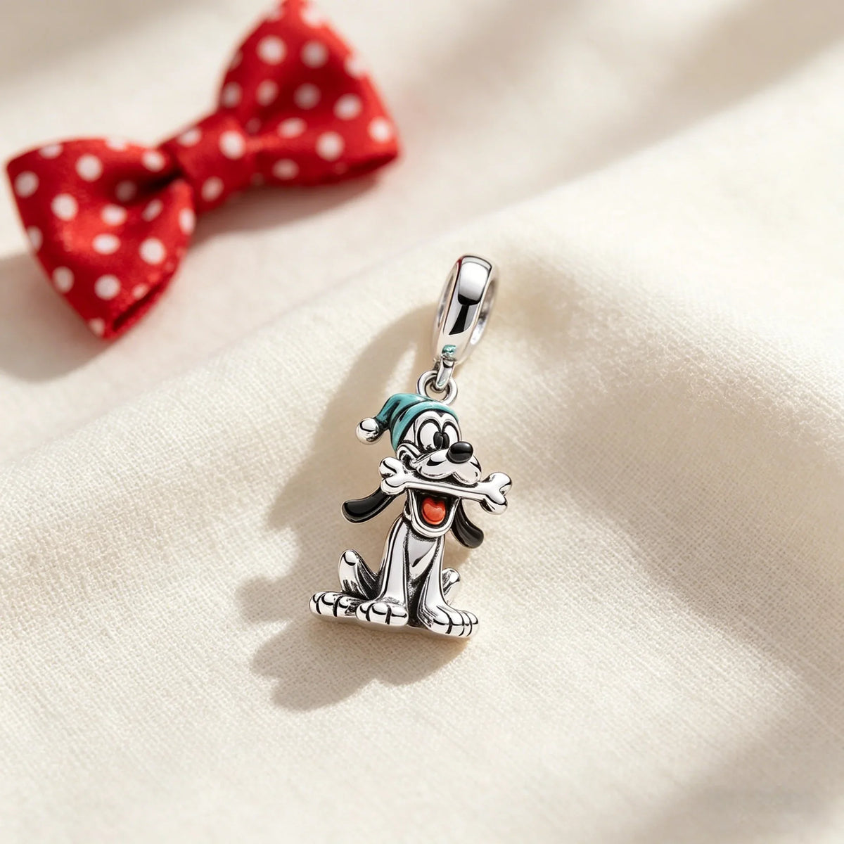 Disney Character Charm Bead – Fits Snake Chain Bracelet & Necklace
