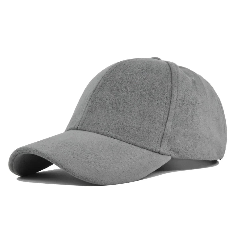 Solid Color Baseball Cap – Unisex Retro Adjustable Hat