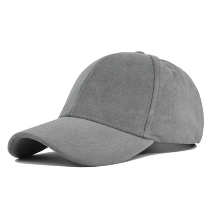 Solid Color Baseball Cap – Unisex Retro Adjustable Hat