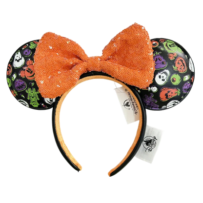 Disney Mickey Minnie Ears Headband – Sequin Bow Costume Cosplay