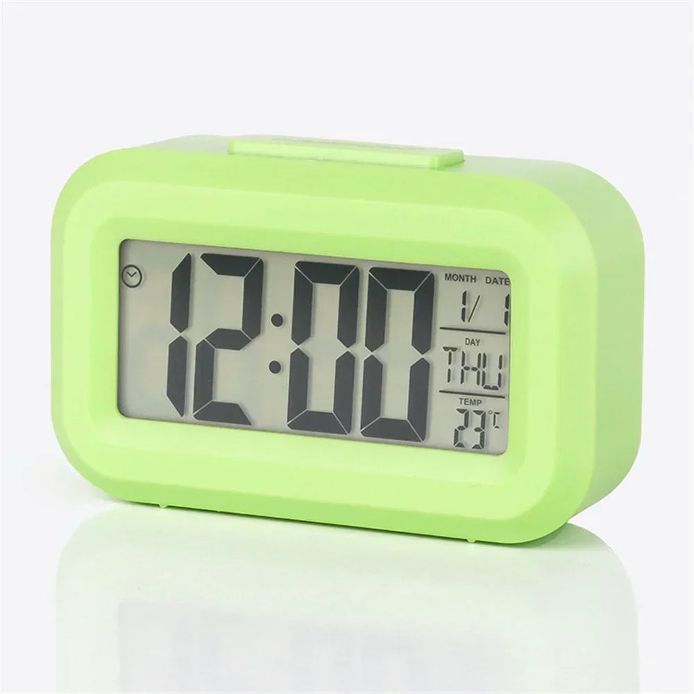 LED Digital Alarm Clock with Backlight & Temperature Display