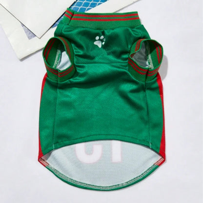 Dog Basketball Jersey – Breathable Mesh Sports Shirt for Dogs
