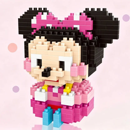 Disney Character Mini Building Blocks Set – Micro Bricks Figures 135–214 PCS