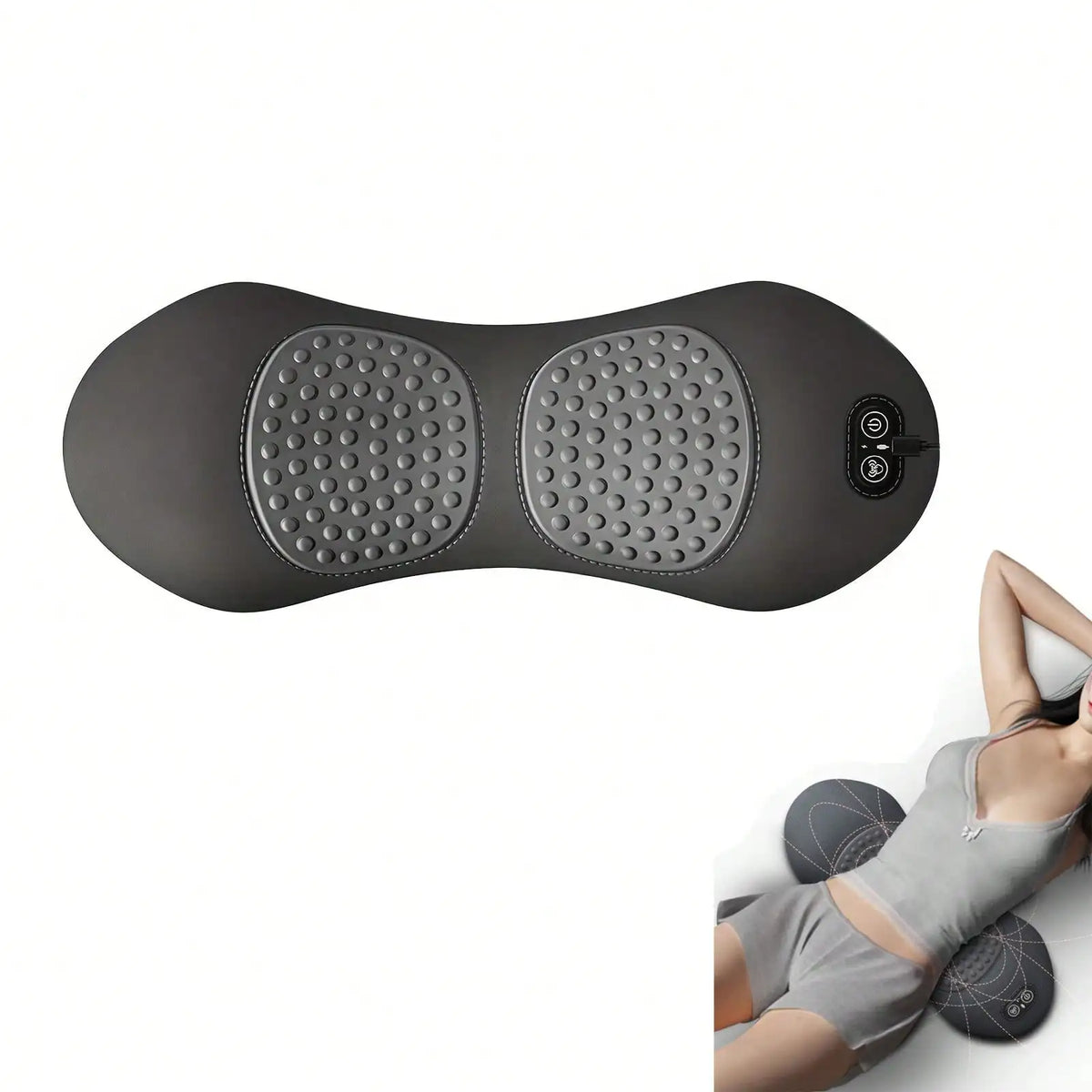 3-in-1 Back & Neck Massager Pillow with Heat & Air Compression