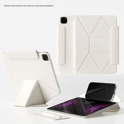 Magnetic iPad Case with Multi-Angle Stand for iPad Pro, Air, Mini