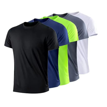 Men's Quick Dry Running T-Shirt – Loose Breathable Sport Tee