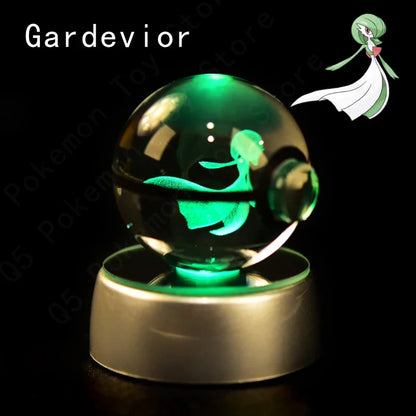 Pokémon 3D Crystal Ball Night Light with Mewtwo & Pikachu