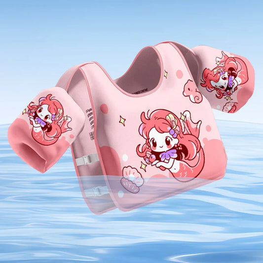 Pool Float Swim Vest Beginner Buoyancy Swimming Ring Tube Arm Water Play Equipment No Inflation