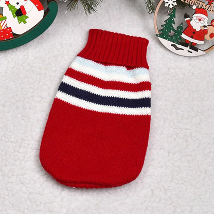 Cute Warm Pullover Sweater for Small Dogs & Cats Winter Pet Clothing