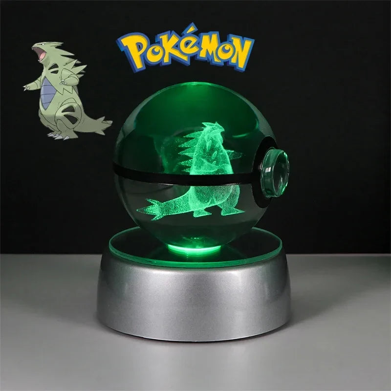 Pokémon 3D Crystal Ball with LED Light Base