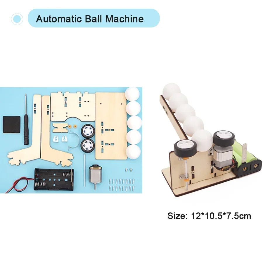 DIY STEM Science Experiment Kit for Kids – Handmade Assembly Model Toy (32 Designs)