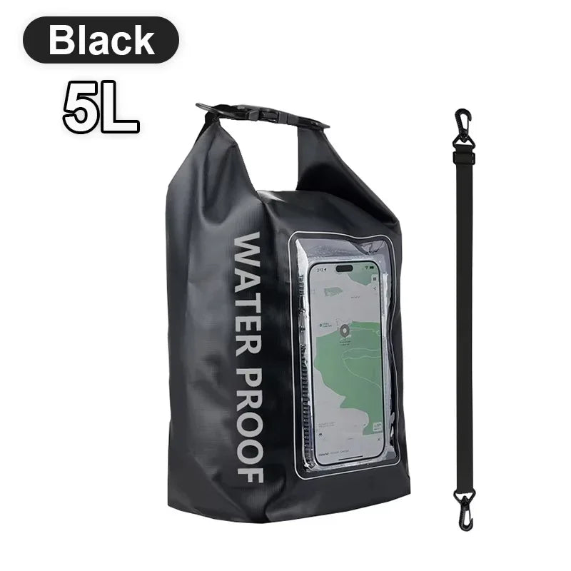 2L or 5L Waterproof Touch Screen Dry Bag