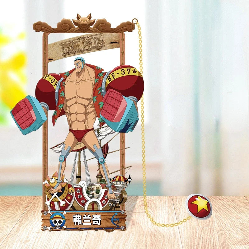One Piece Cartoon Character Metal Bookmark
