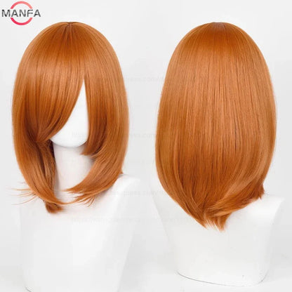 40cm Heat Resistant Anime Cosplay Wig with Bangs