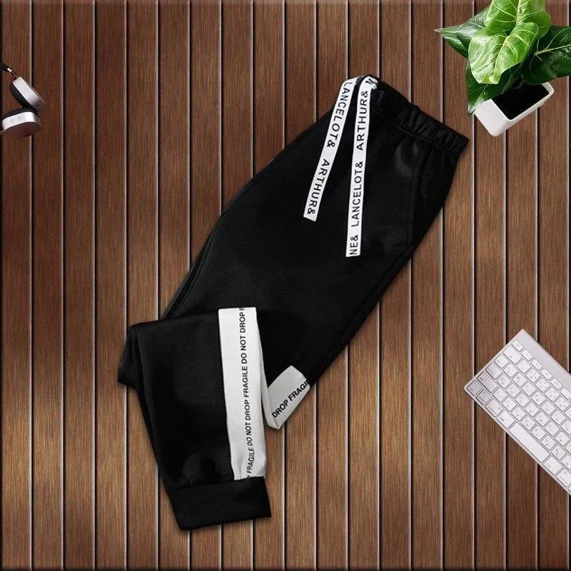 Men’s Printed Letter Hoodie, Long-Sleeve Casual Pullover Sweatshirt