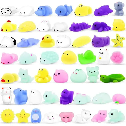20-Piece Random Cute Animal Squeeze Stress Relief Toys