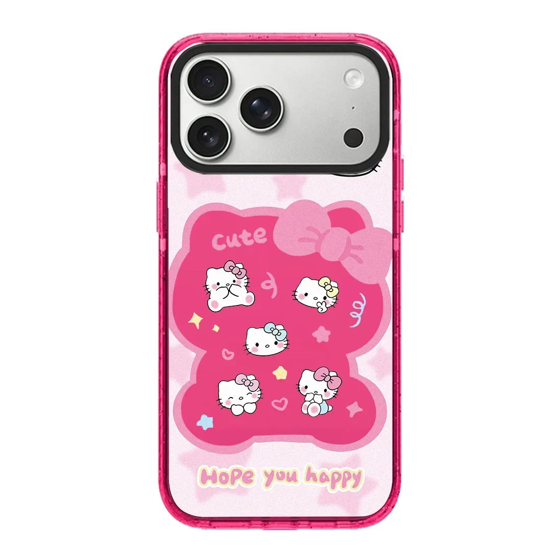 Fashion Popular Sanrio Cute Leopard Print Hello Kitty Pattern iPhone Case