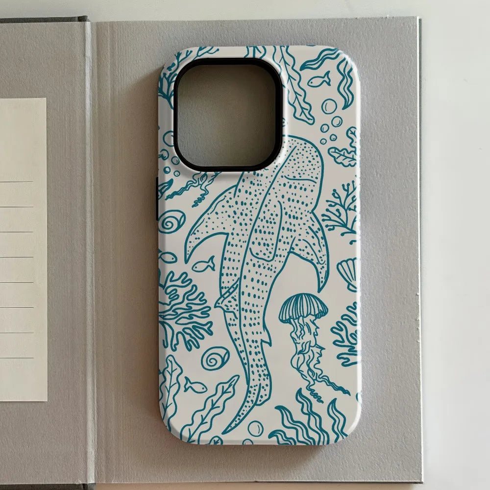 Art Cute animals iPhone Case
