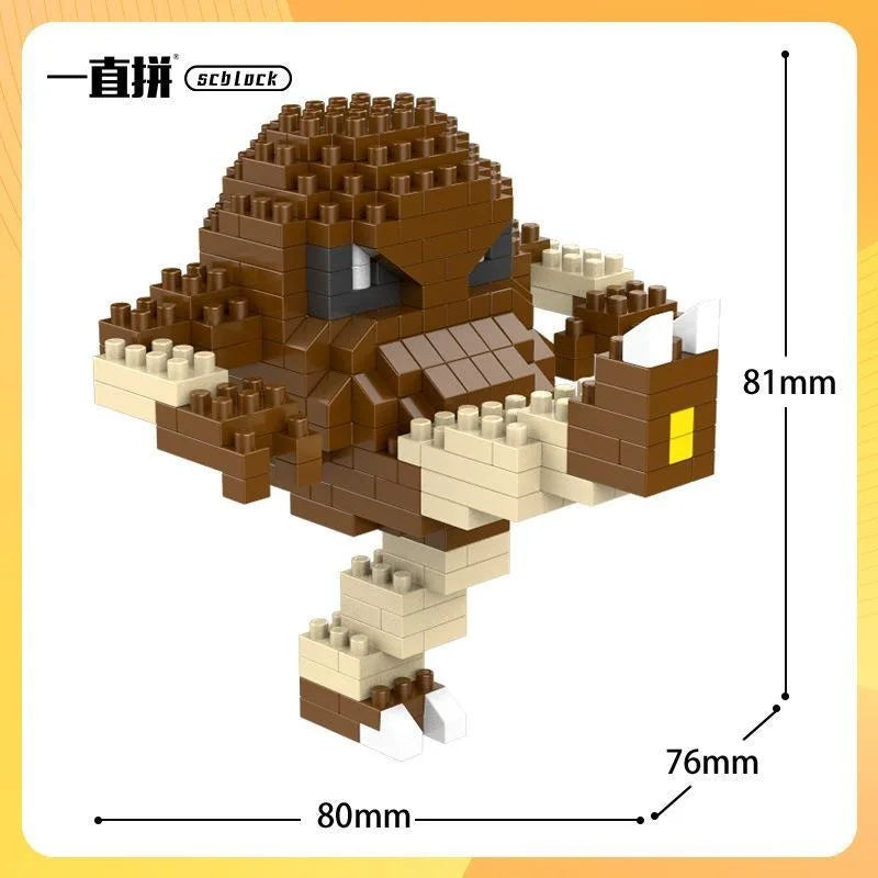 Pokemon Mini Building Blocks – Pikachu, Charizard, Eevee & More