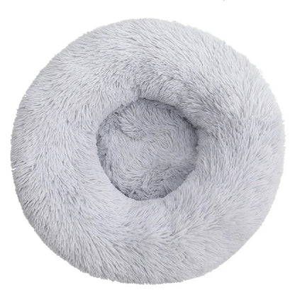 40-90cm 6 Sizes Round Pet Bed Large Dog Super Soft Cat Plush House Medium Winter Warm Sleeping