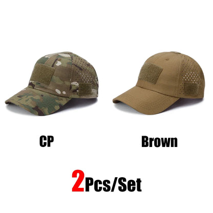 Tactical Baseball Cap with Velcro Patch – Breathable Adjustable Hat